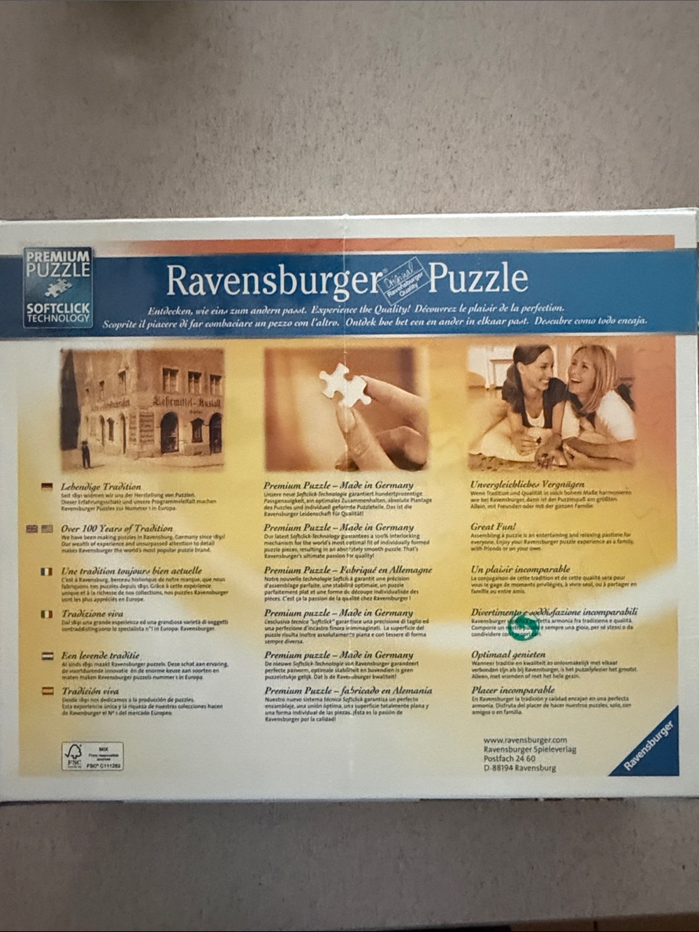 Ravensburger Large Format ‘Pretty Paris’ 27 x 20 Sealed New - Picture 2 of 3